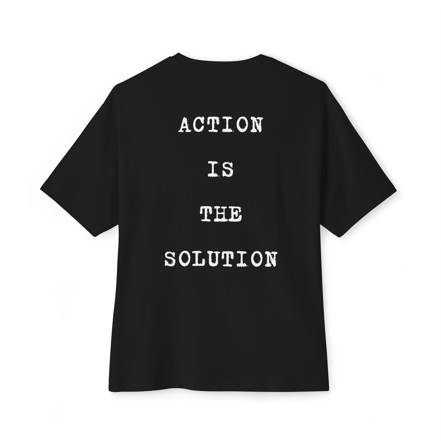 Action Oversized Tee Back Black