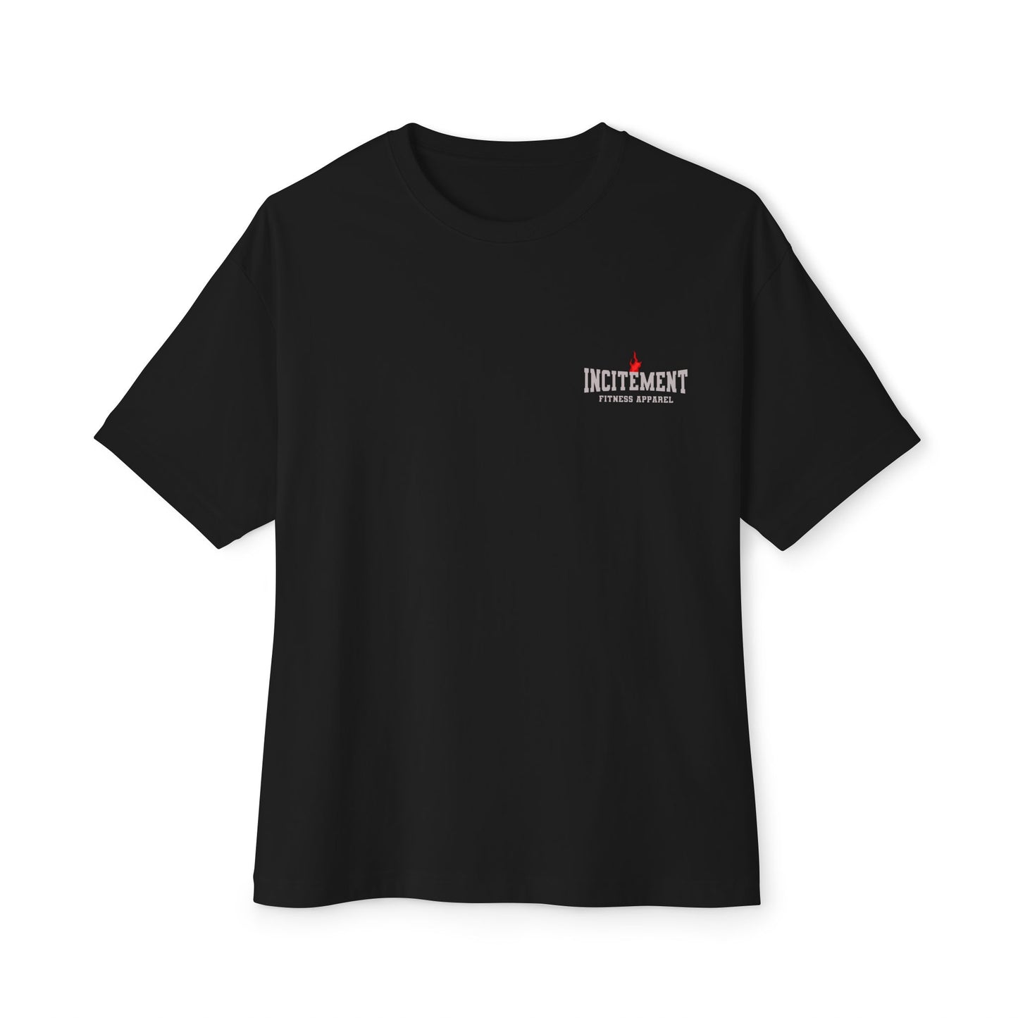 Action Oversized Tee Front Black