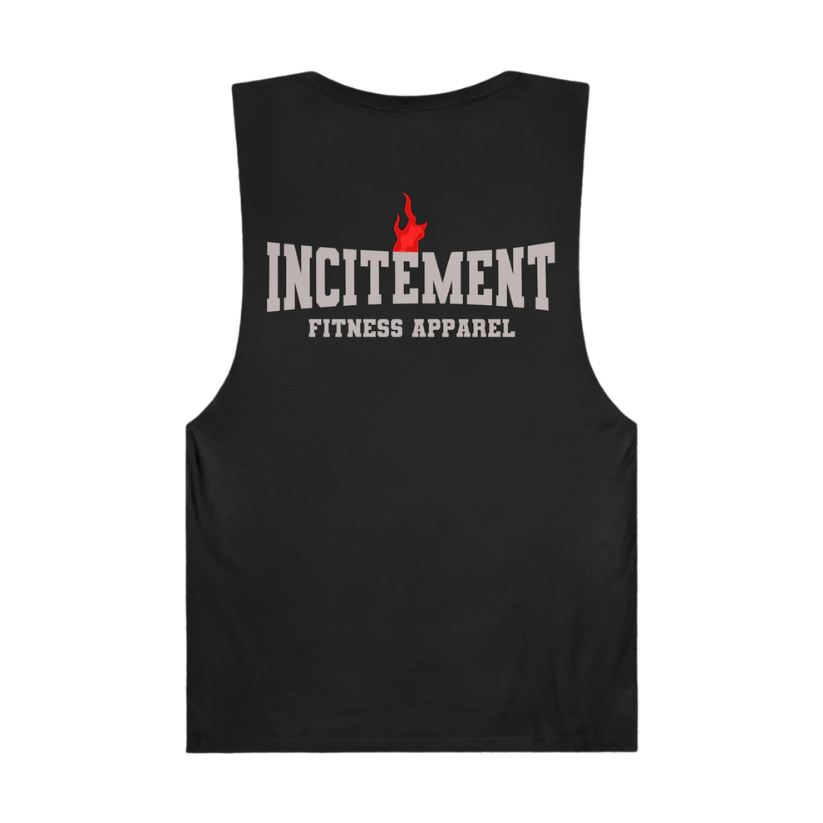 Muscle Tank Back Black