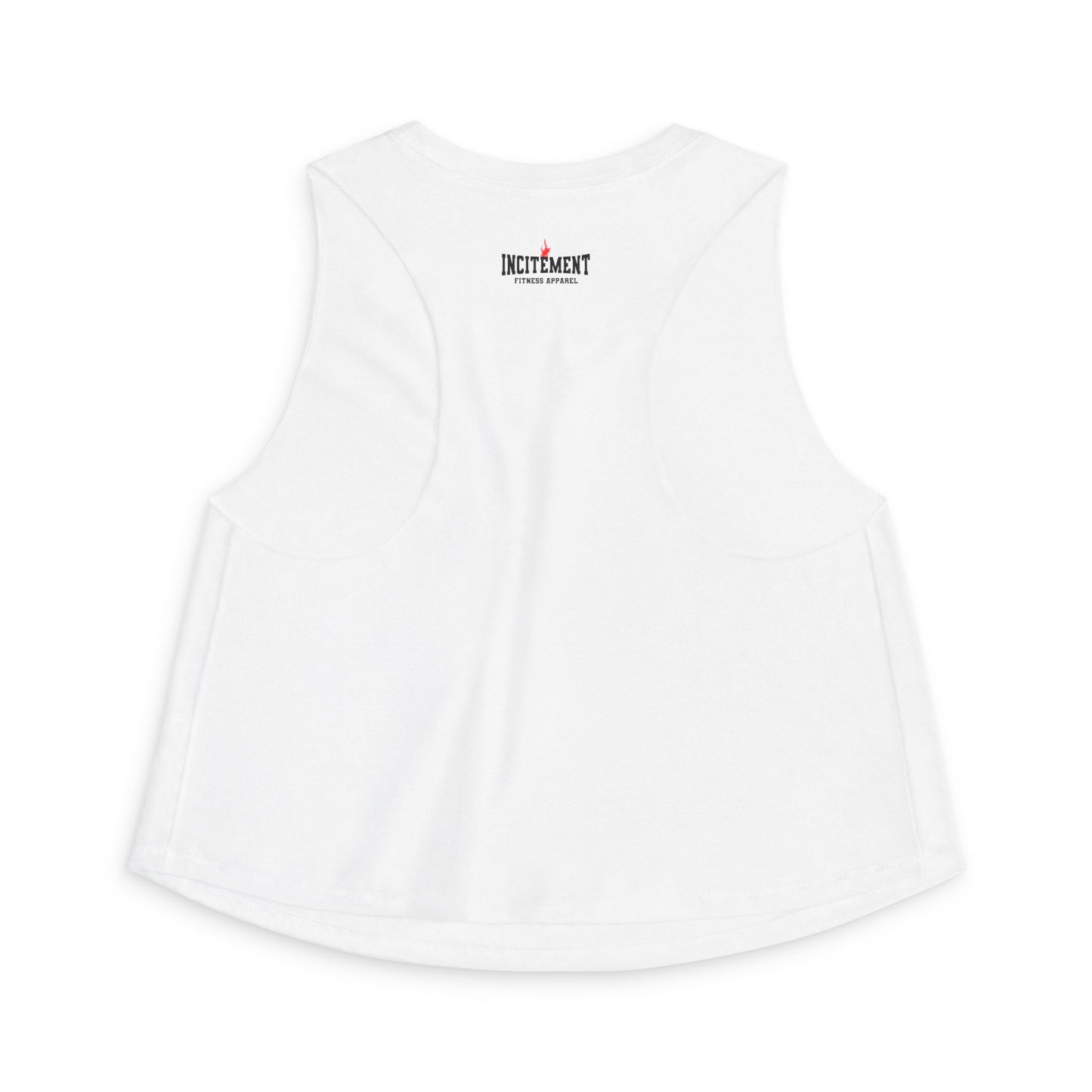 Priestess of the Iron Temple Crop Top Back White