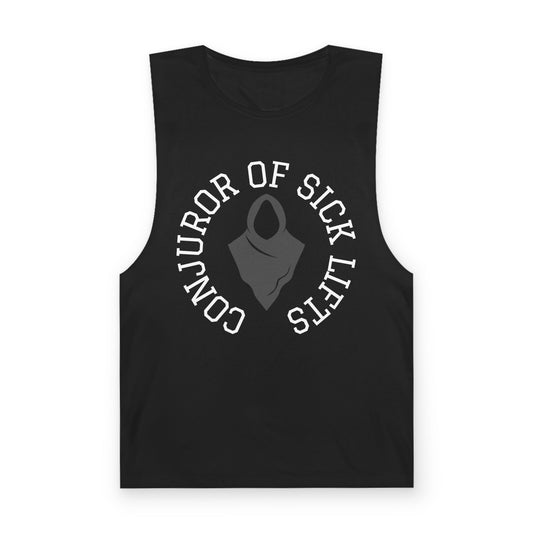 The Conjuror Muscle Shirt Black Front
